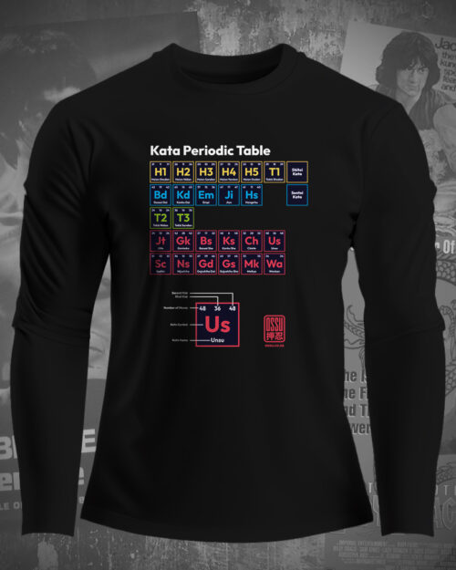 OSSU043 The Karate Nerd's Periodic Table LongSleeve T shirt 08